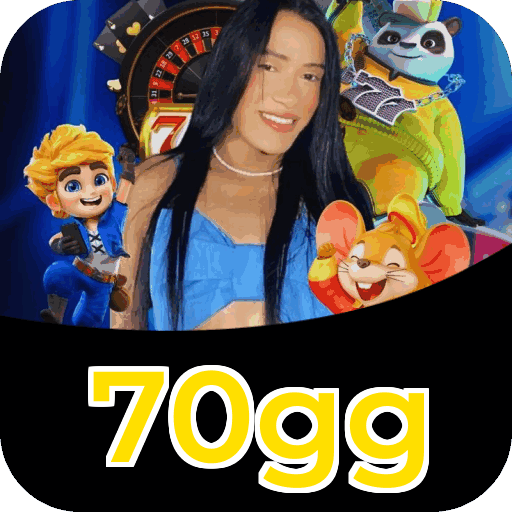 Catálogo slots 70gg mostrando top jogos Gates Olympus Sweet Bonanza Fortune Tiger Big Bass volatilidade RTP